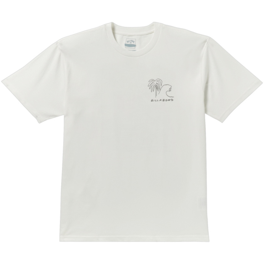 2025 Billabong Mens Scenes Regular T-Shirt 24A353521 - Off White